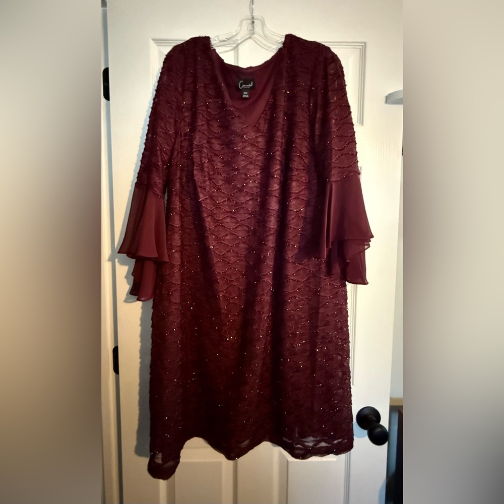 Elegant Burgundy Dress by Connected